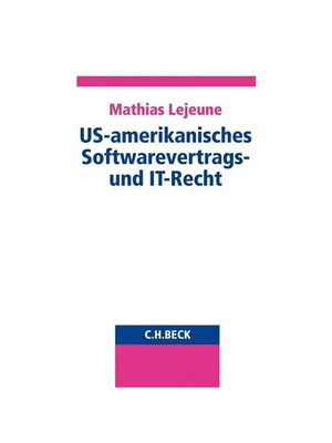 预订【德语】US-amerikanisches Softwarevertrags- und IT-Recht:Praxishandbuch