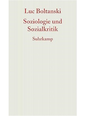 预订【德语】Sociologie et critique sociale