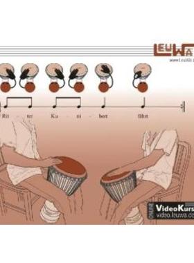 预订【德语】 Djembé lernen:Schule für Anf?nger - Grundschl?ge und erste Rhythmen