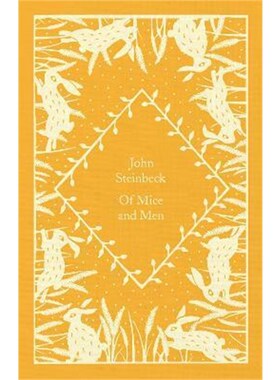 Of Mice and Men 人鼠之间 约翰·斯坦贝克  Steinbeck  小布纹 精装 英文原版