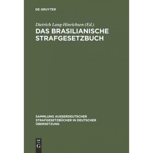 9783111032870 按需印刷DEG Strafgesetzbuch Brasilianische Das