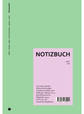 预订不退不换德语 Wende-Notizbuch:grün-lila
