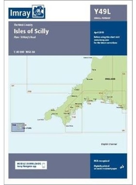预订Imray Chart Y49 Isles of Scilly Laminated