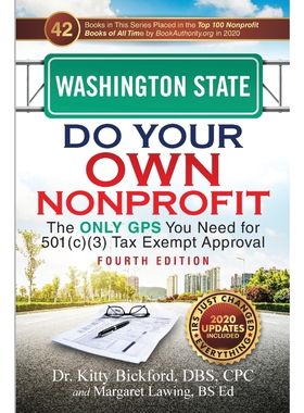 按需印刷不退不换Washington State Do Your Own Nonprofit[9781633085756]