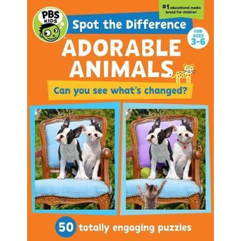 预订Spot The Differences: Adorable Animals:50 Picture Puzzles, Thousands of Challenges