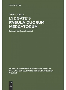 按需印刷DEG Lydgate s Fabula duorum mercatorum[9783110994452]