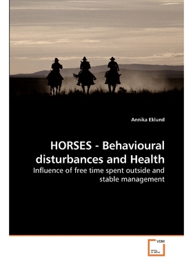 按需印刷不退不换HORSES - Behavioural disturbances and Health[9783639217292]