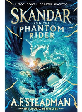 现货 斯坎达尔与幻影骑士 Skandar and the Phantom Rider:the spectacular sequel  英文原版 儿童读物  Steadman独角兽 精装