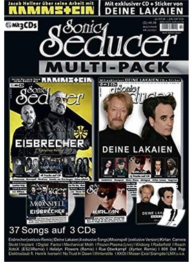 预订【德语】 Sonic Seducer Multi-Pack 02/2021 mit Ausgabe 03/21 + 04/21, m. 3 Audio-CD:mit 37 Songs auf 3 CDs + Deine La