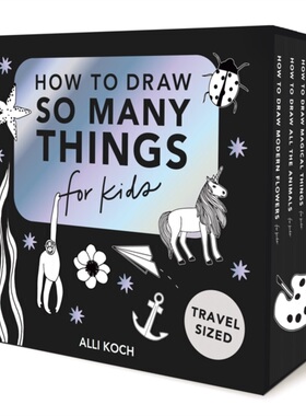 预售【2024新书】How To Draw Minis Box Set[9781963183382]