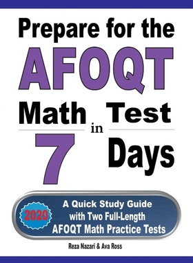 按需印刷Prepare for the AFOQT Math Test in 7 Days[9781646121342]