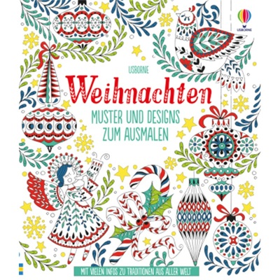 预订【德语】 Weihnachten - Muster und Designs zum Ausmalen[9781789417241]