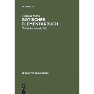 按需印刷不退不换DEG Gotisches Elementarbuch[9783110149326]