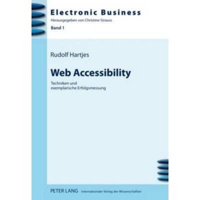 预订【德语】 Web Accessibility:Techniken und exemplarische Erfolgsmessung