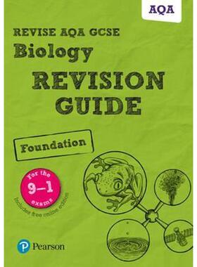 预订Pearson REVISE AQA GCSE (9-1) Biology Foundation Revision Guide:(with free online Revision Guide) for home learning,