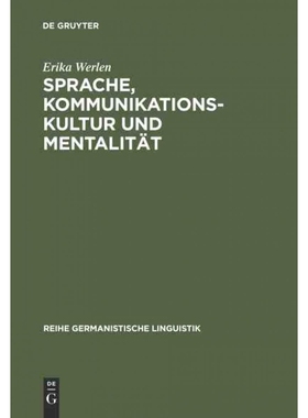 按需印刷不退不换DEG Sprache, Kommunikationskultur und Mentalit?t[9783484311947]