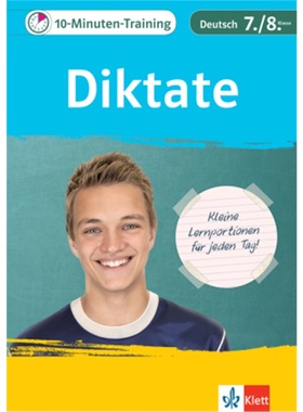 预订【德语】 10-Minuten-Training Diktate Deutsch 7./8. Klasse[9783129275658]