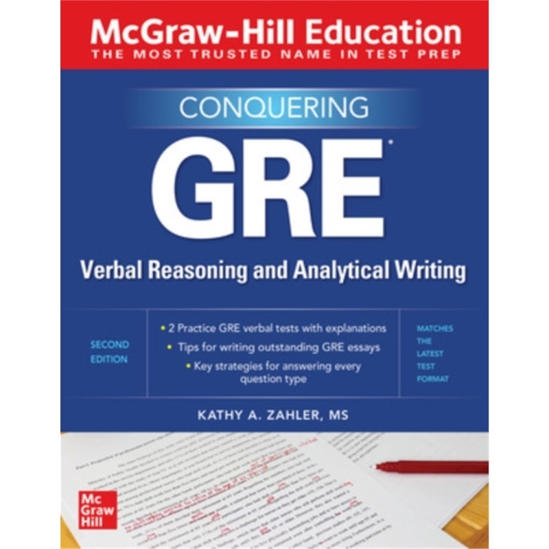 预订McGraw-Hill Education Conquering GRE Verbal Reasoning and Analytical Writing, Se[9781260462531]