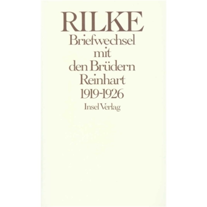 预订【德语】Briefwechsel mit den Brudern Reinhart 1919-1926[9783458143680]
