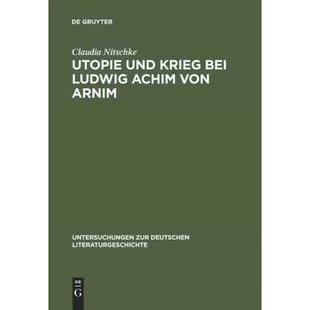 Achim und 9783484321229 Arnim von Ludwig bei Krieg Utopie 按需印刷DEG