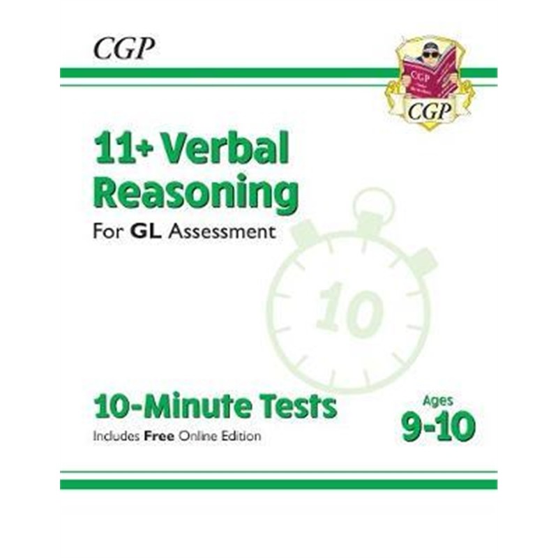 预订不退不换New 11+ GL 10-Minute Tests: Verbal Reasoning - Ages 9-10 (with Online Edition)