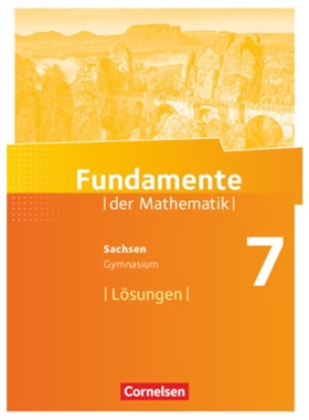 预订【德语】 Fundamente der Mathematik - Sachsen - 7. Schuljahr Lösungen zum Schüle[9783060031375]
