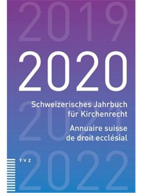 预订【德语】Schweizerisches Jahrbuch fUr Kirchenrecht / Annuaire suisse de droit ecclesial 2