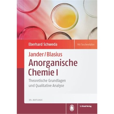 预订【德语】Jander/Blasius | Anorganische Chemie I:Theoretische Grundlagen und Qualitative