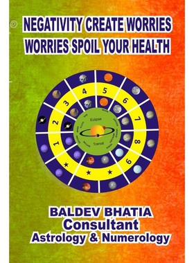 按需印刷Negativity Create Worries- Worries Spoil Your Health[9781365792007]