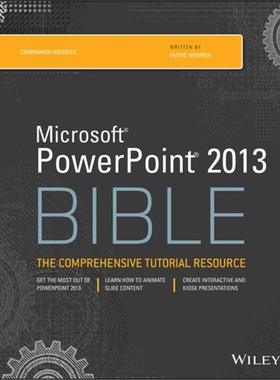 预订PowerPoint 2013 Bible[9781118488119]