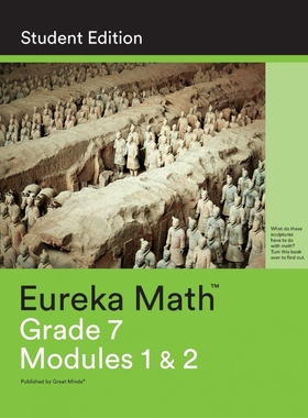 预订Eureka Math Grade 7 Student Edition Book #1 (Modules 1 & 2)