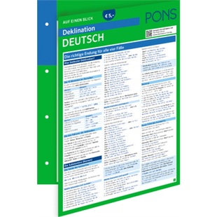 Deklination Deutsch 9783125623736 德语 Blick PONS einen 预订 auf
