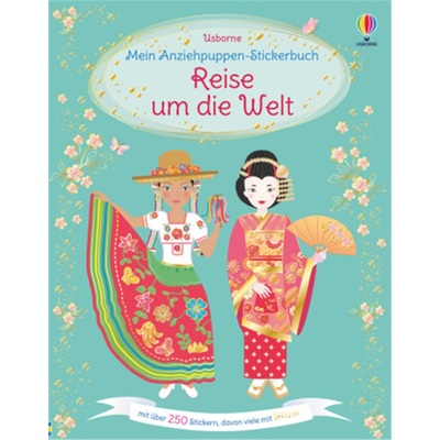 预订【德语】 Mein Anziehpuppen-Stickerbuch: Reise um die Welt[9781782326229]