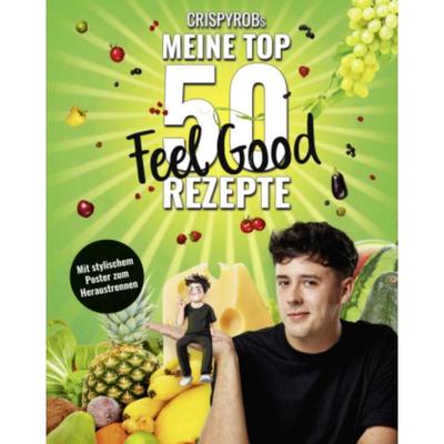 预订【德语】 CrispyRobs meine Top 50 Feel Good Rezepte:Schnelle und einfache Gerichte