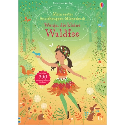 预订【德语】 Mein erstes Anziehpuppen-Stickerbuch: Wenja, die kleine Waldfee[9781789413809]
