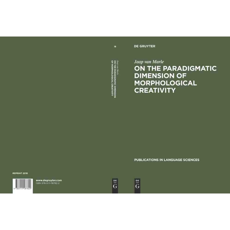 按需印刷DGYT On the paradigmatic dimension of morphological creativity[9783111187822]