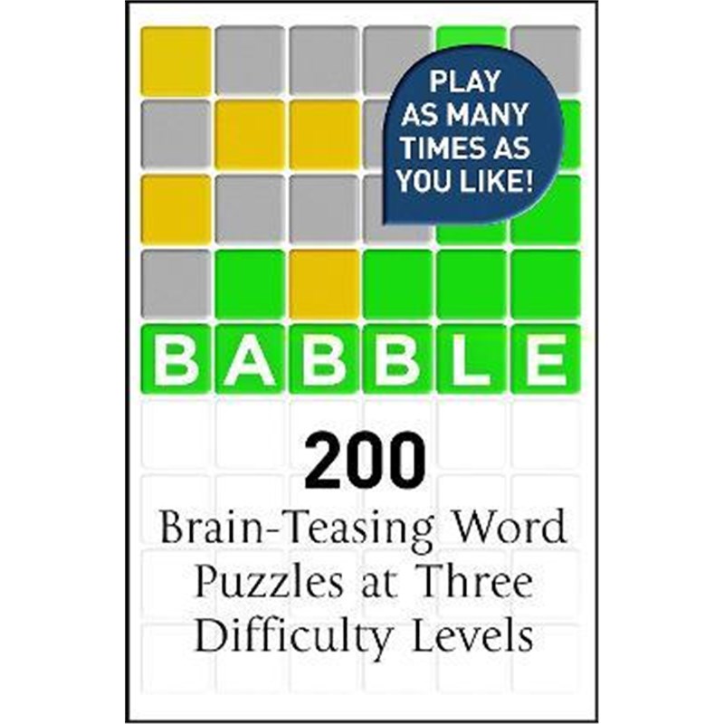 预订Babble:200 Puzzles Inspired by Wordle 书籍/杂志/报纸 原版其它 原图主图