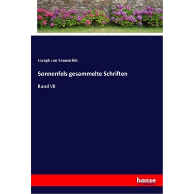 预订【德语】Sonnenfels gesammelte Schriften[9783337526429]