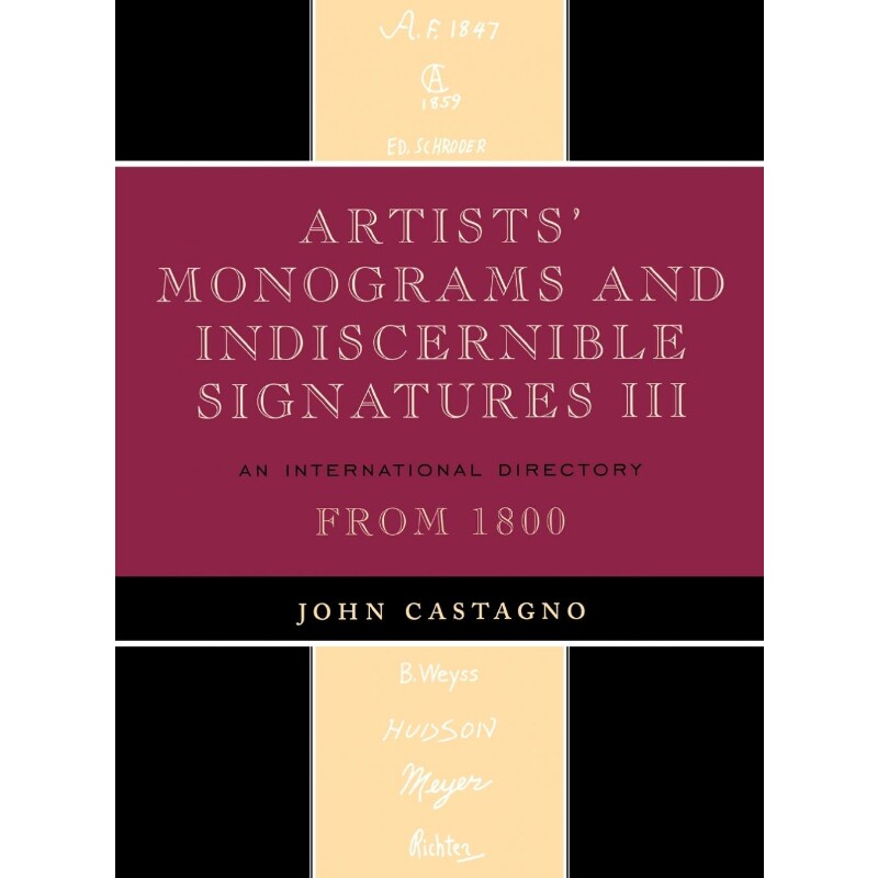 按需印刷不退不换Artists' Monograms and Indiscernible Signatures III[9780810863835]