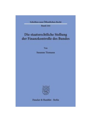 预订【德语】Die staatsrechtliche Stellung der Finanzkontrolle des Bundes.: