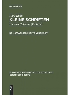 按需印刷不退不换DEG Sprachgeschichte. Verskunst[9783110002447]