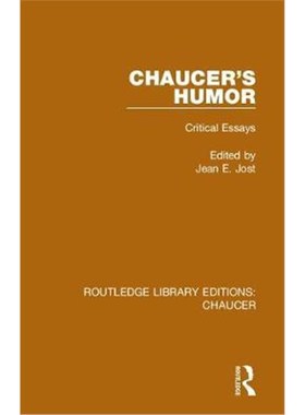 按需印刷Chaucer's Humor:Critical Essays[9780367357320]