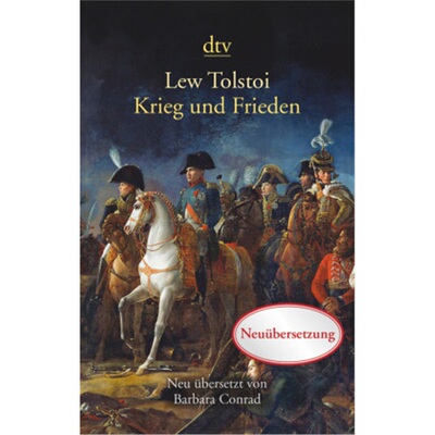 预订【德语】Krieg und Frieden, 2 Bde.[9783423590853]