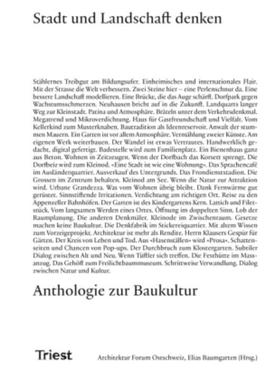 预订【德语】 Stadt und Landschaft denken:Anthologie zur Baukultur