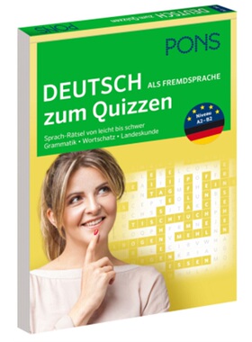 预订不退不换德语 PONS Deutsch als Fremdsprache zum Quizzen[9783125624177]