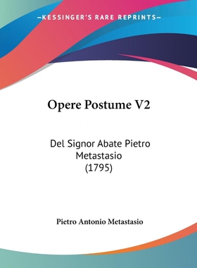 按需印刷Opere Postume V2[9781104653217]