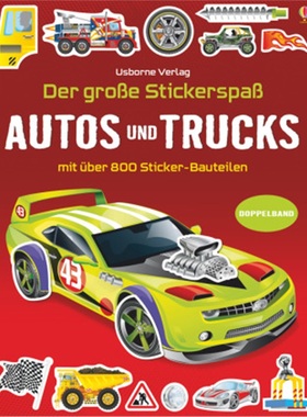 预订【德语】 Der große Stickerspaß: Autos und Trucks[9781789411775]