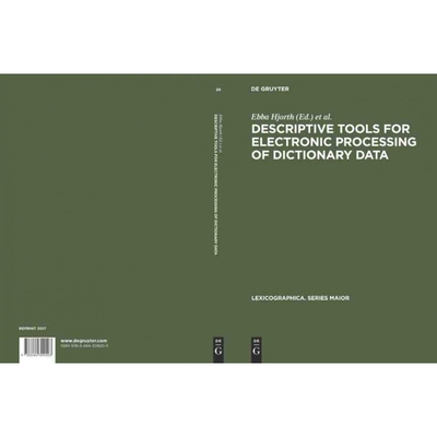 按需印刷DGYT Descriptive tools for electronic processing of dictionary data[9783484309203]