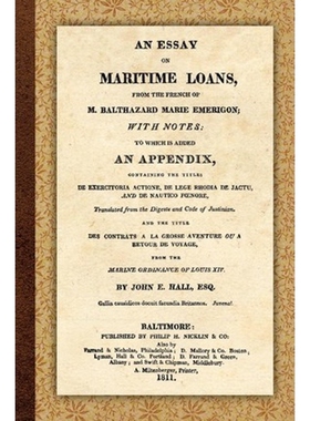 按需印刷An Essay on Maritime Loans[9781616191764]