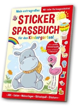 预订【德语】 Mein extragroßes Stickerspaßbuch für den Kindergarten![4019393911196]